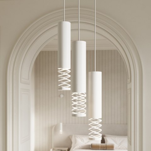 Lampa wisząca LAMI 3L biały