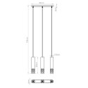 Lampa wisząca LIRO 3L biały