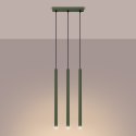 Lampa wisząca PASTELO 3 zielona oliwka