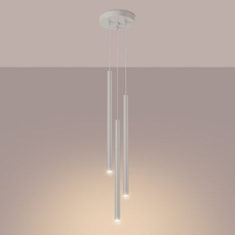 Lampa wisząca PASTELO 3P beżowa