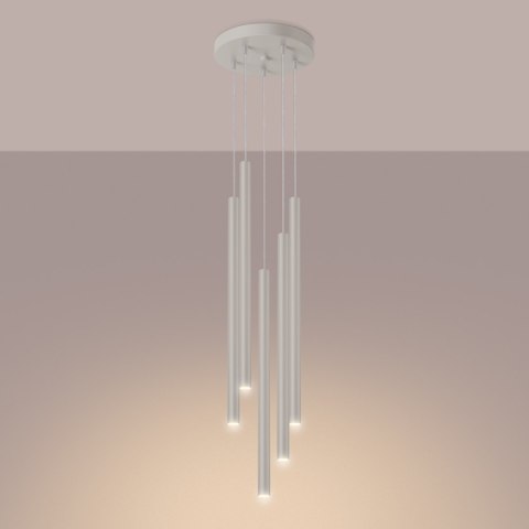 Lampa wisząca PASTELO 5P beżowa