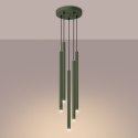 Lampa wisząca PASTELO 5P zielona oliwka