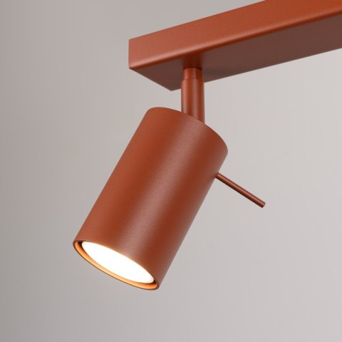 Plafon RING 6L ochra czerwona