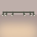 Plafon RING 6L zielony oliwkowy