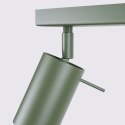Plafon RING 6L zielony oliwkowy