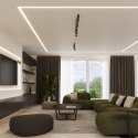 Plafon RING 6L zielony oliwkowy