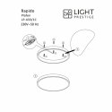 Light Prestige Rapido plafon duży czarny 4000K