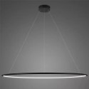 Lampa wisząca Ledowe Okręgi No.1 200cm 4k czarna