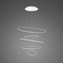 Lampa wisząca Ledowe Okręgi No.5 120cm 4k biała ściemnialna