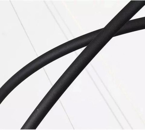 Lampa wisząca Ledowe Okręgi No.6 czarna 3k