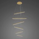 Lampa wisząca Ledowe Okręgi No.6 złota 3k ściemnialna