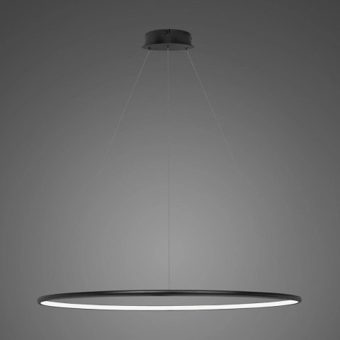 Lampa wisząca Ledowe Okręgi No.1 100 4k czarna Dali