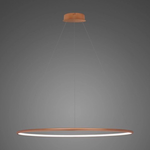 Lampa wisząca Ledowe Okręgi No.1 100cm 3k miedziana Dali