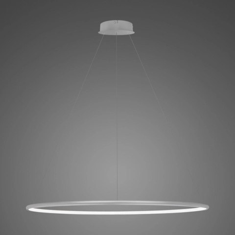 Lampa wisząca Ledowe Okręgi No.1 100cm 3k srebrna Dali