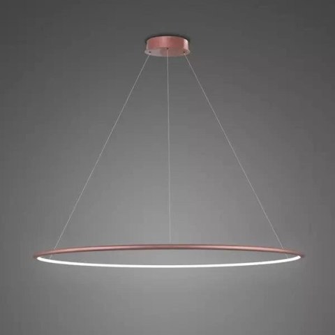 Lampa wisząca Ledowe Okręgi No.1 100cm 4k Różowe Złoto Dali