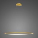 Lampa wisząca Ledowe Okręgi No.1 100cm 4k złota Dali