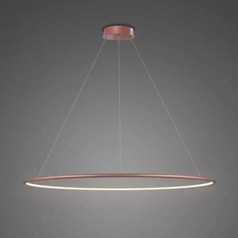 Lampa wisząca Ledowe Okręgi No.1 120cm 3k Różowe Złoto Dali