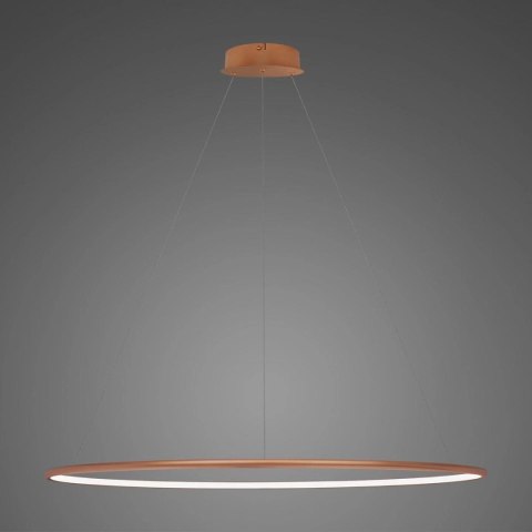 Lampa wisząca Ledowe Okręgi No.1 120cm 3k miedziana Dali
