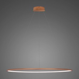 Lampa wisząca Ledowe Okręgi No.1 120cm 4k miedziana Dali