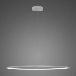 Lampa wisząca Ledowe Okręgi No.1 120cm 4k srebrna Dali