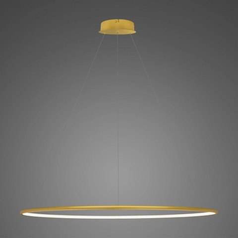 Lampa wisząca Ledowe Okręgi No.1 120cm 4k złota Dali