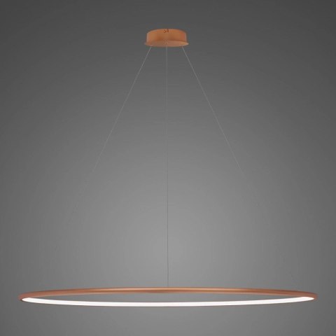 Lampa wisząca Ledowe Okręgi No.1 150cm 4k miedziana Dali