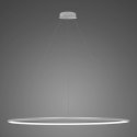 Lampa wisząca Ledowe Okręgi No.1 150cm 4k srebrna Dali