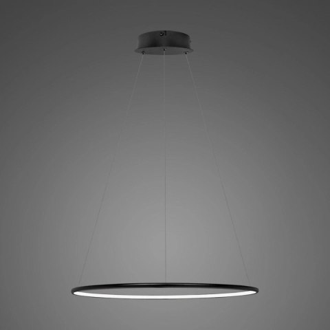 Lampa wisząca Ledowe Okręgi No.1 40 4k czarna Dali