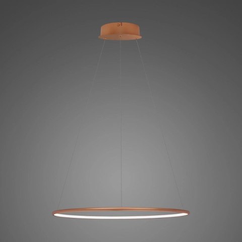 Lampa wisząca Ledowe Okręgi No.1 40cm 3k miedziana Dali