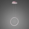 Lampa wisząca Ledowe Okręgi No.1 X 40cm 3k różowo złota Dali