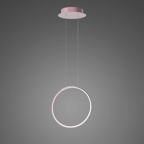 Lampa wisząca Ledowe Okręgi No.1 X 40cm 3k różowo złota Dali