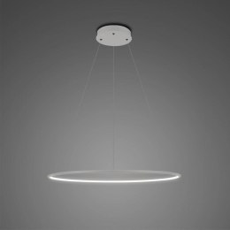 Lampa wisząca Ledowe Okręgi No.1 40cm 4k srebrna Dali
