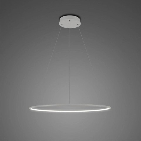 Lampa wisząca Ledowe Okręgi No.1 40cm 4k srebrna Dali