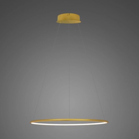 Lampa wisząca Ledowe Okręgi No.1 40cm 4k złota Dali