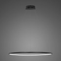 Lampa wisząca Ledowe Okręgi No.1 80 4k czarna Dali