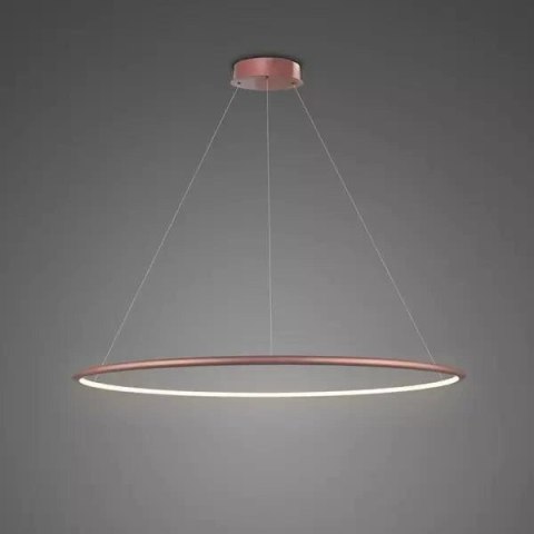Lampa wisząca Ledowe Okręgi No.1 80cm 3k Różowe Złoto Dali