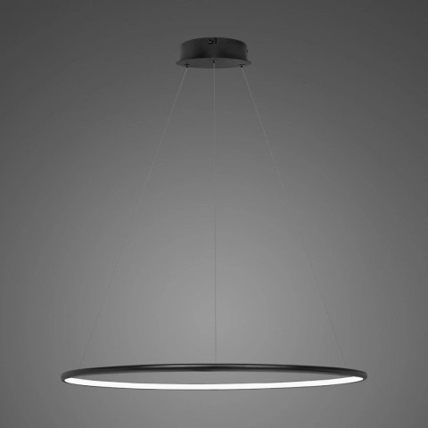Lampa wisząca Ledowe Okręgi No.1 80cm 3k czarna Dali