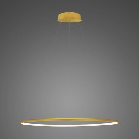 Lampa wisząca Ledowe Okręgi No.1 80cm 4k złota Dali