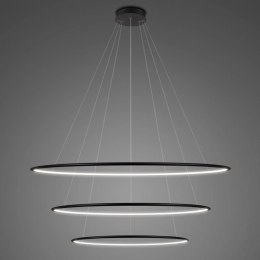 Lampa wisząca Ledowe Okręgi No.3 100cm 3k czarna Dali