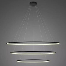 Lampa wisząca Ledowe Okręgi No.3 120cm 3k czarna Dali
