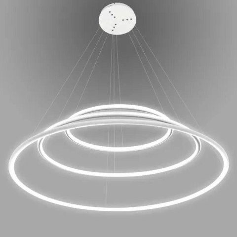Lampa wisząca Ledowe Okręgi No.3 120cm 4k biała Dali