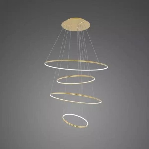 Lampa wisząca Ledowe Okręgi No.4 100cm 3k złota Dali