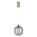 Lampa wisząca - Polar dymiony/szary