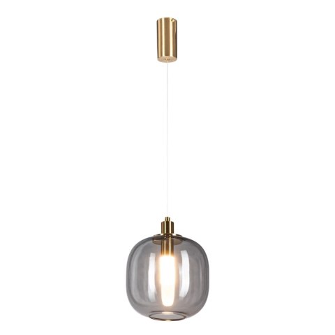 Lampa wisząca - Polar dymiony/szary