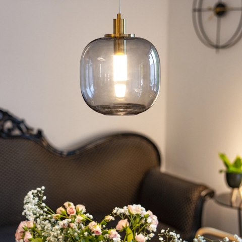 Lampa wisząca - Polar dymiony/szary