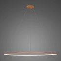 Nowoczesna lampa Ledowe Okręgi No.1 150cm 3k miedziana Dali
