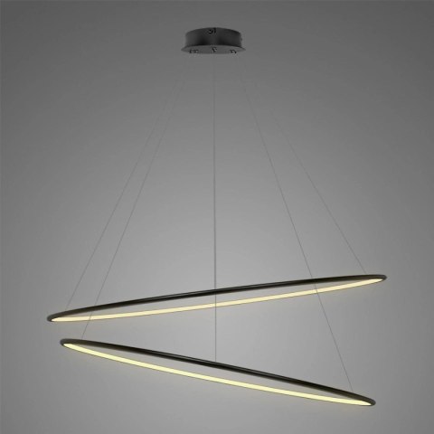 Lampa Ledowe Okręgi No.2 120cm 3k czarna Dali