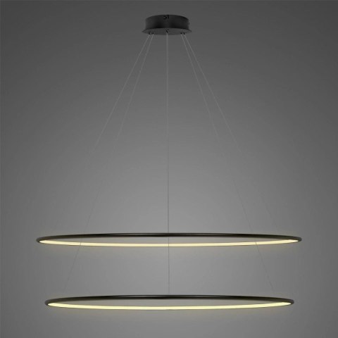 Lampa Ledowe Okręgi No.2 120cm 3k czarna Dali