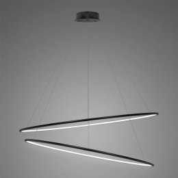 Lampa Ledowe Okręgi No.2 120cm 4k czarna Dali