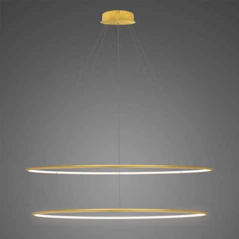 Lampa Ledowe Okręgi No.2 120cm 4k złota Dali